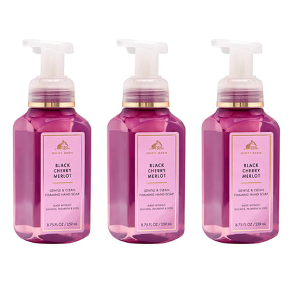 Bath & Body Works front packaging showing three bottles and scent name