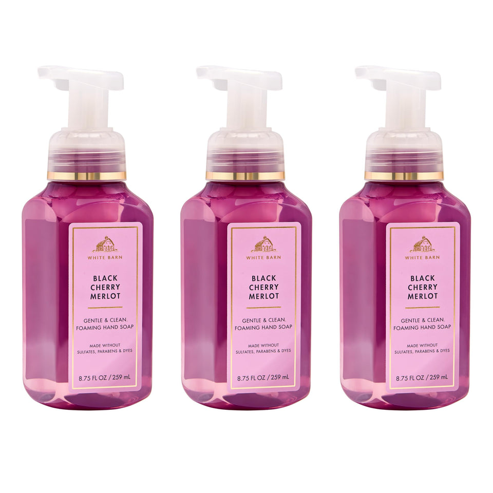 Bath & Body Works front packaging showing three bottles and scent name