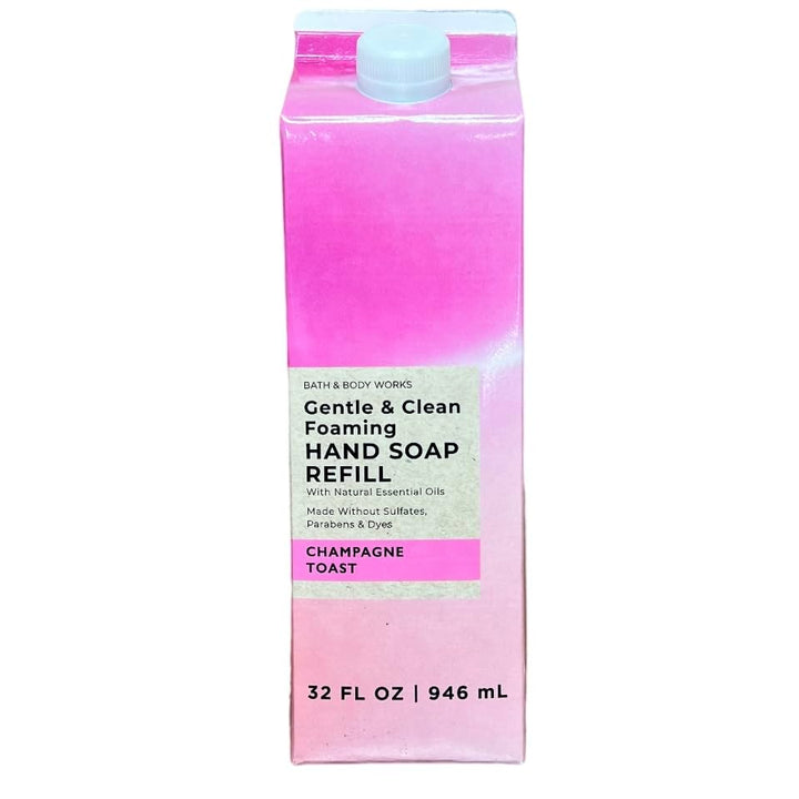 Bath & Body Works Champagne Toast front bottle showing label and volume