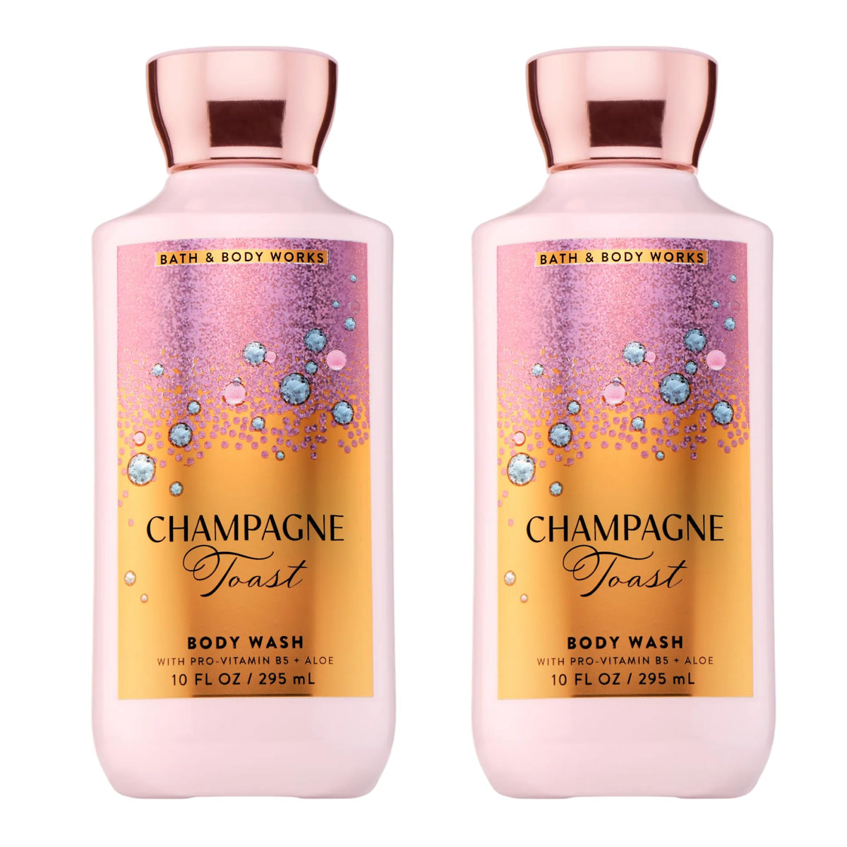 Bath & Body Works front packaging showing two bottles and scent