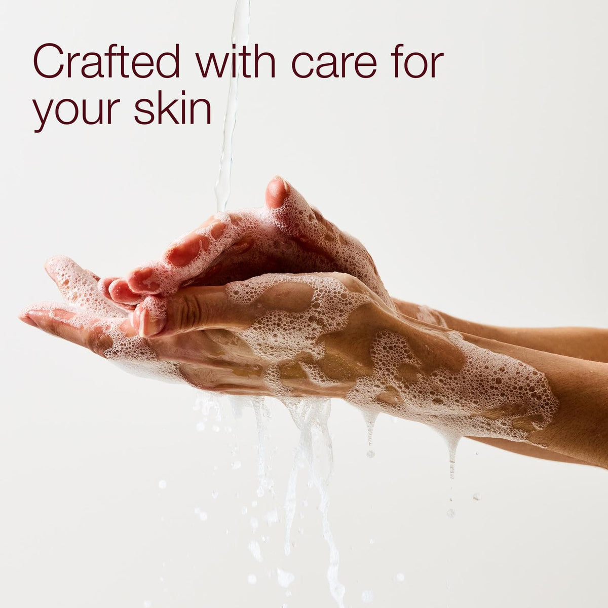 Bath & Body Works label detail highlighting ingredients and dermatologist-approved formulation