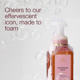 Bath & Body Works pump close-up demonstrating easy foaming action and controlled dispense
