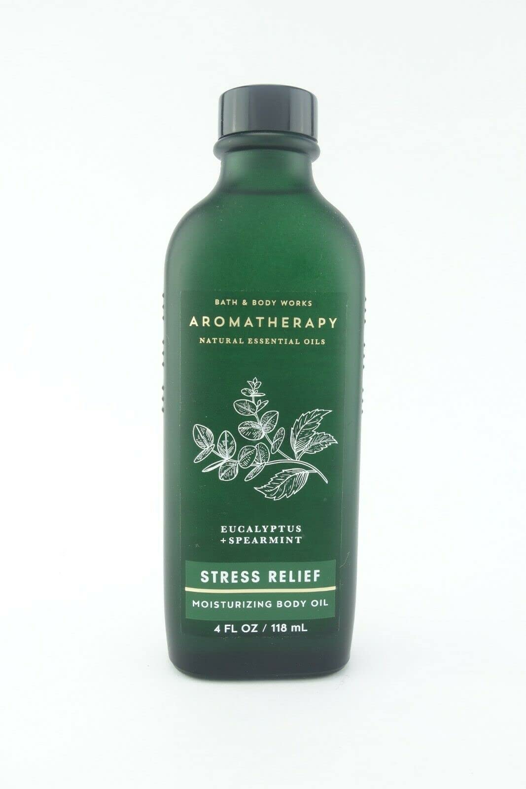 Bath & Body Works front bottle image showing eucalyptus spearmint scent and quick-hydration benefit