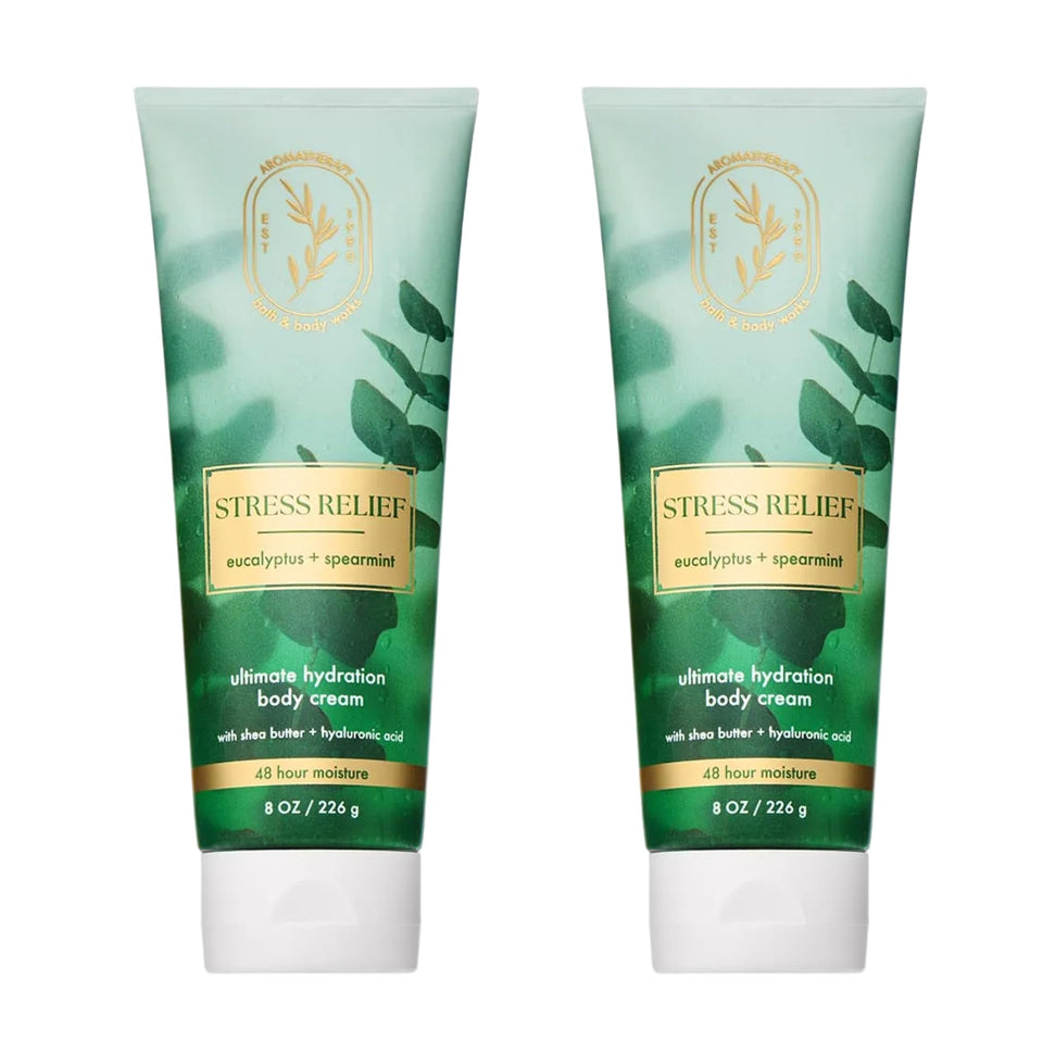 Bath & Body Works front packaging showing product and calming aroma benefit