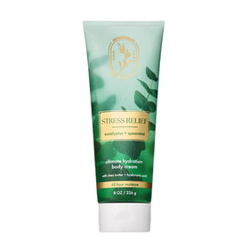 Bath & Body Works front packaging showing product and botanical scent benefits