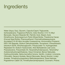 Bath & Body Works label highlighting recycled plastic packaging and sustainability benefit