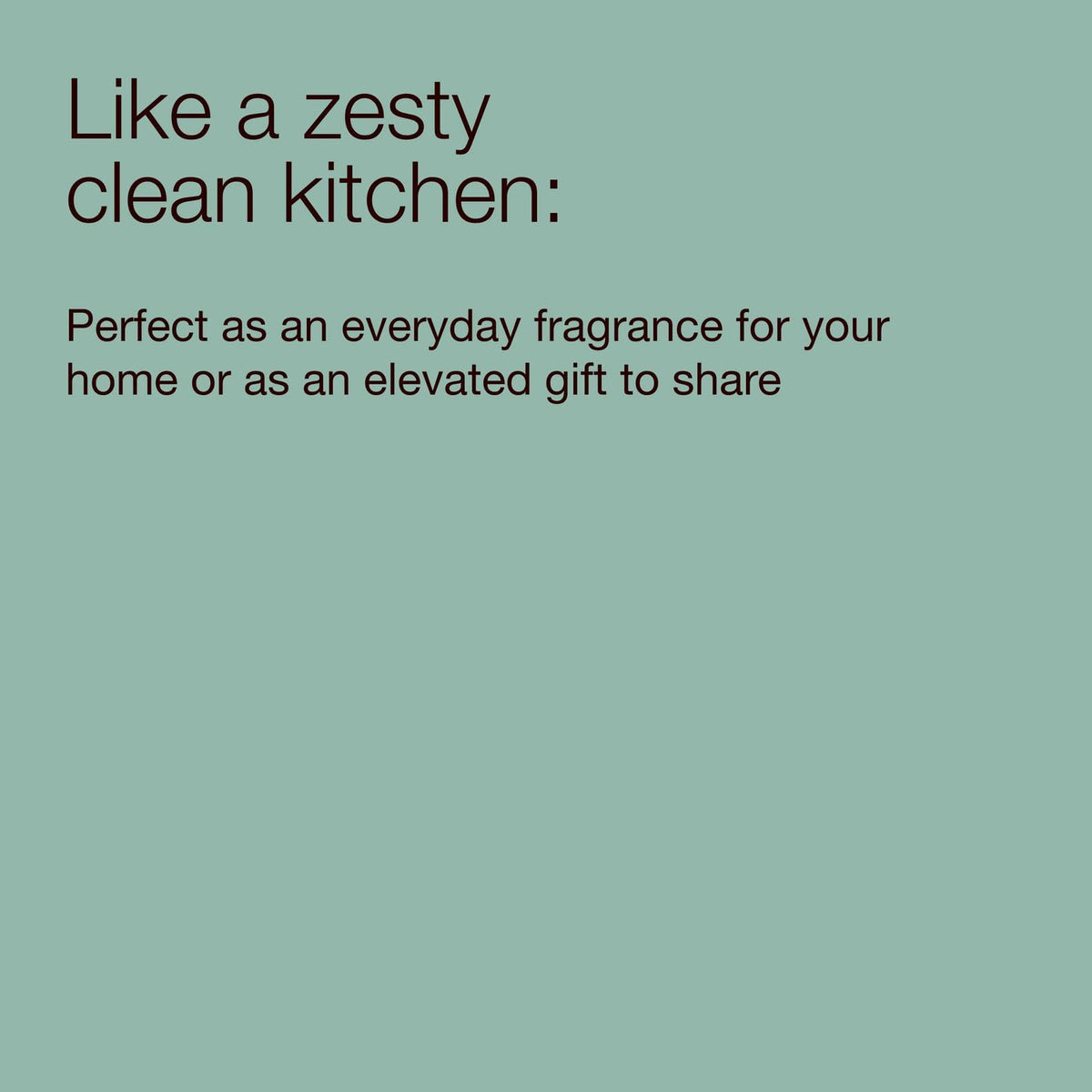 Bath & Body Works bottle on kitchen counter in bright setting, conveys fresh citrus ambiance