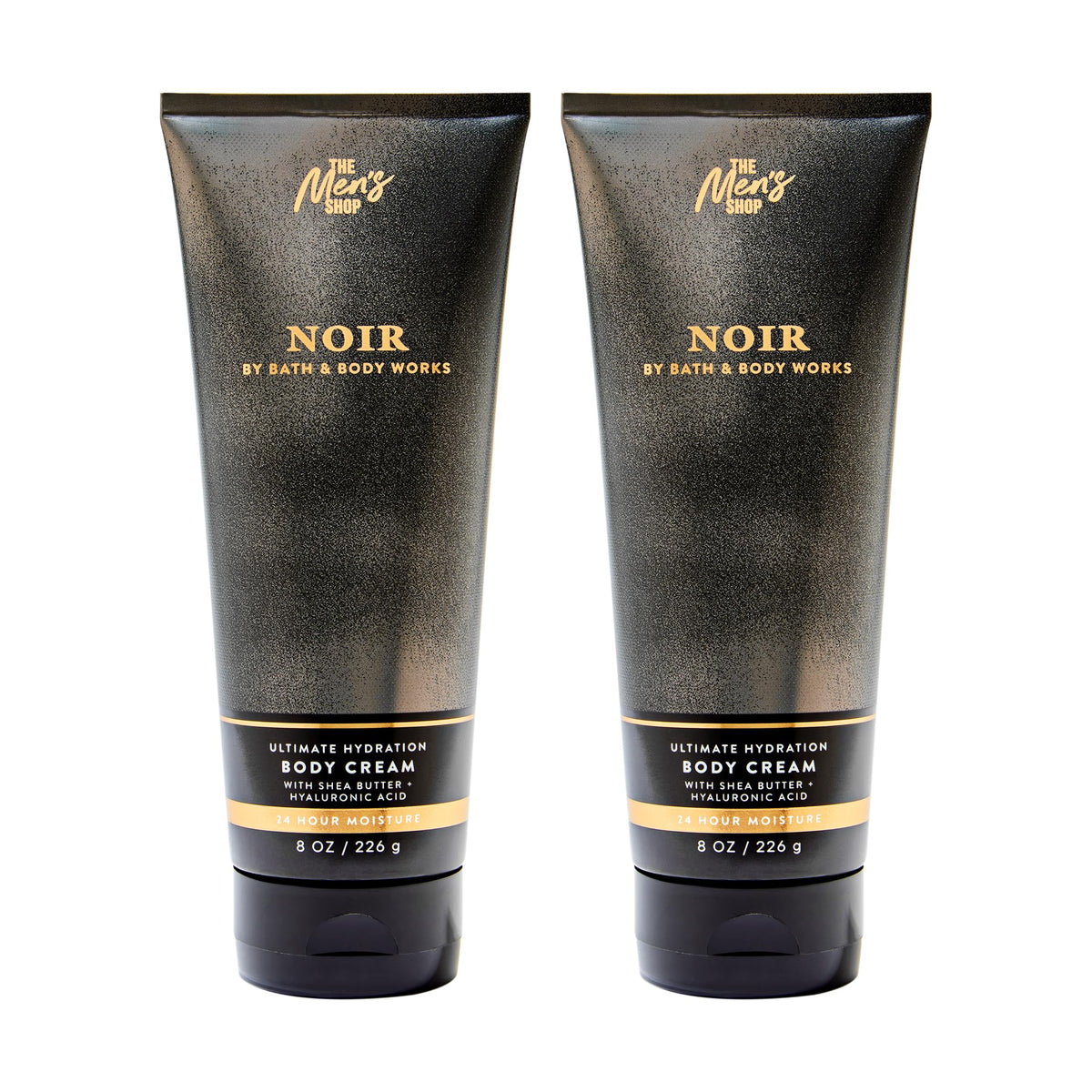 Bath & Body Works front packaging showing Noir 2-pack and benefits