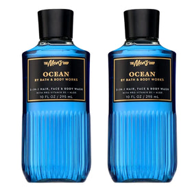 Bath & Body Works front packaging showing 3-in-1 ocean scent benefits