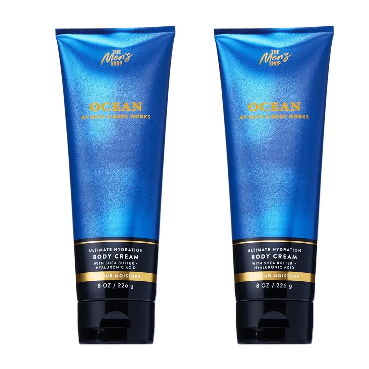 Bath & Body Works front jar showing ocean scent and hydration benefits