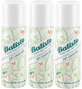 Batiste bare mini three cans arranged as pack of three for backup freshness