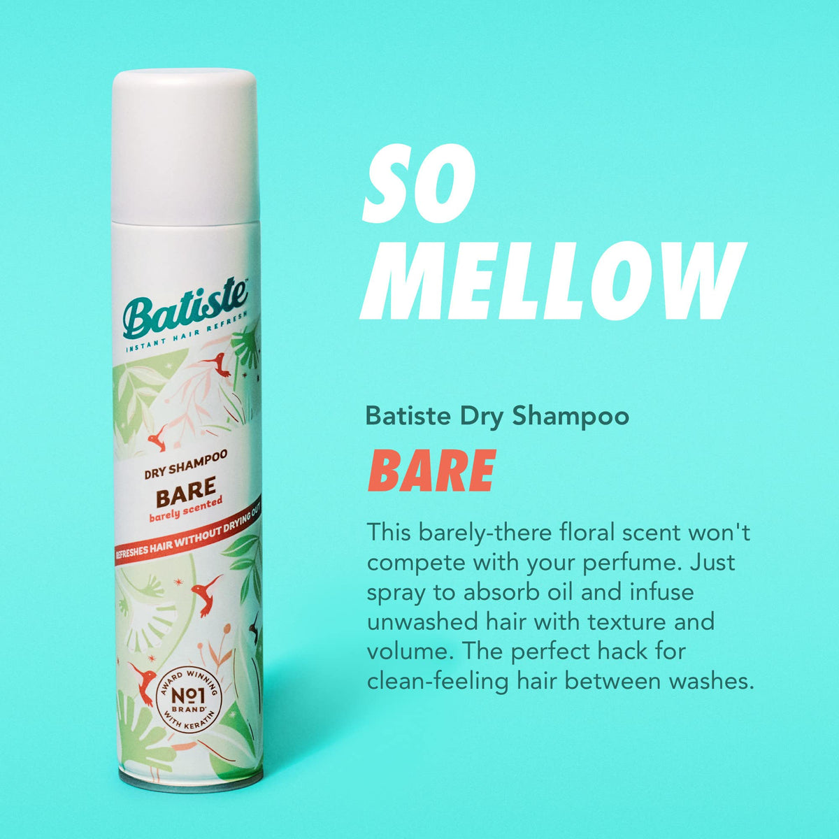 Batiste bare texture root lift demonstration showing added volume and styling grip