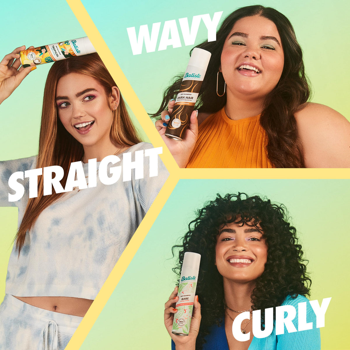 Batiste blending on blonde hair detail for minimal white residue benefit