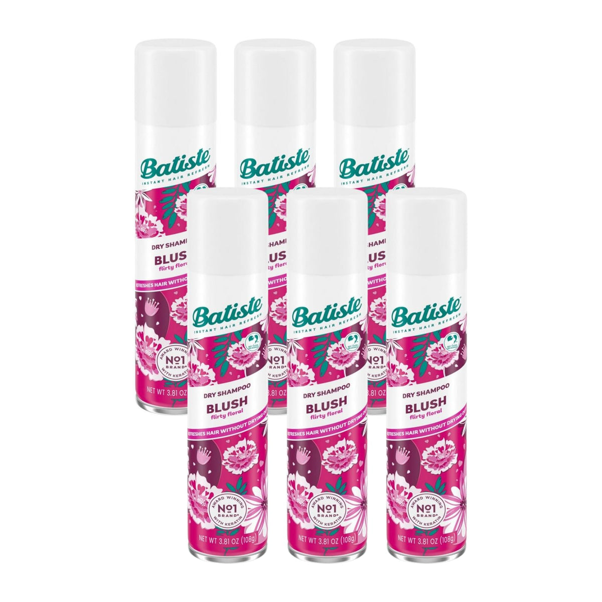 Batiste blush front packaging showing label and size for quick identification and travel convenience