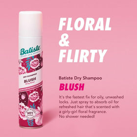 Batiste blush fine mist texture highlighting lightweight formula for instant root refresh