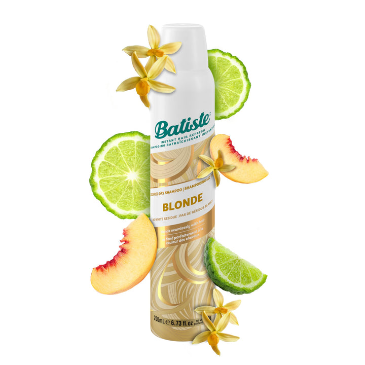 Batiste front packaging showing product benefits and blonde tint