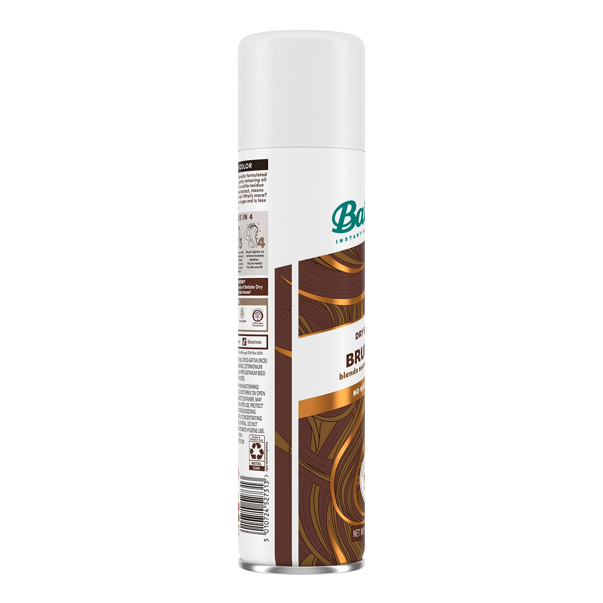Batiste spray texture close-up showing tinted powder and absorbent action for cleaner roots