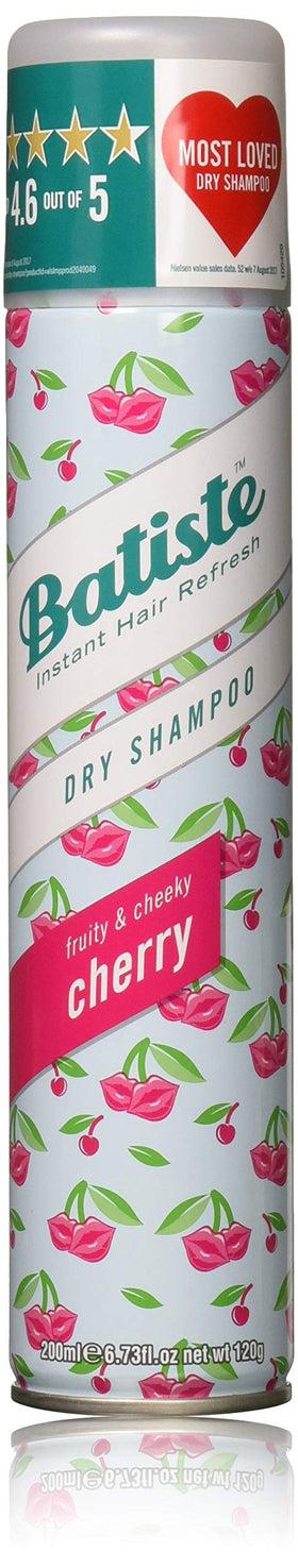 Batiste front packaging cherry scent shows can and label for quick identification