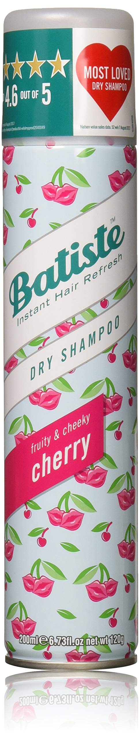 Batiste front packaging cherry scent shows can and label for quick identification