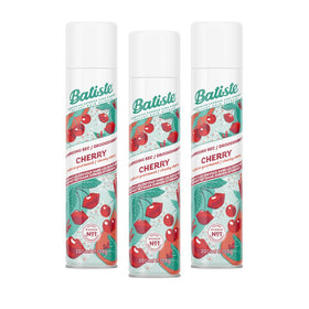 Batiste front packaging showing three cherry cans for instant refresh