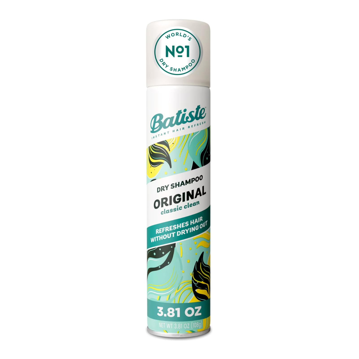 Batiste spray nozzle close-up showing fine mist for even oil absorption