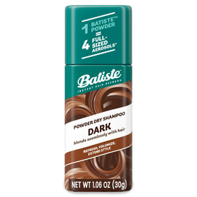 Batiste bottle front packaging showing compact travel-friendly benefit