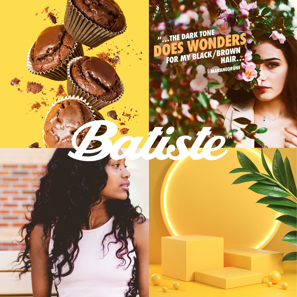 Batiste dark spray mist detail illustrating even coverage and no white residue benefit