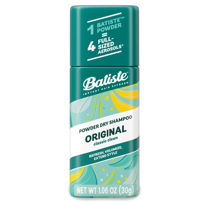 Batiste front packaging travel size showing compact, TSA-friendly convenience and freshness