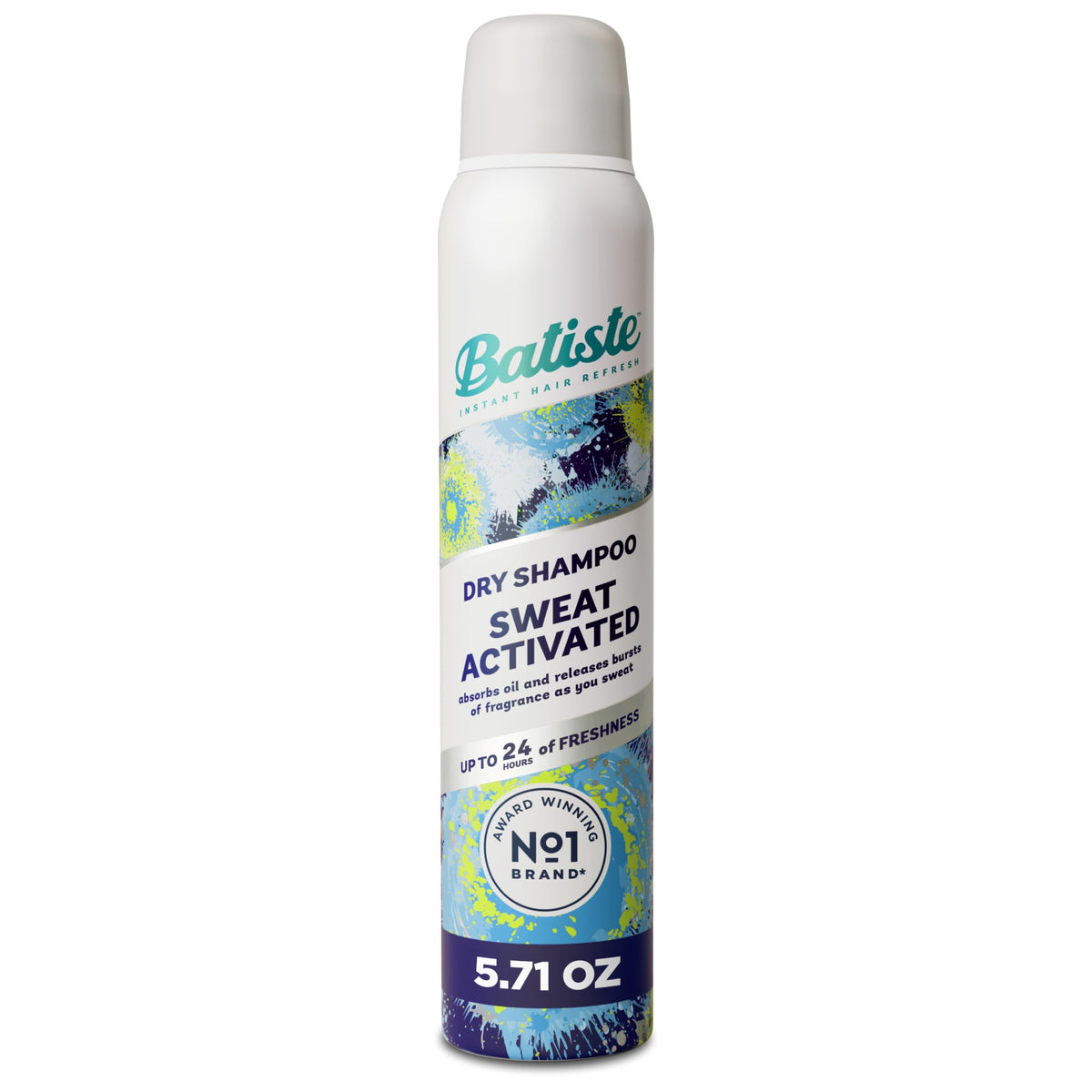 Batiste front packaging showing 5.71 oz can and product benefits