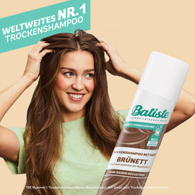 Batiste before and after hair shot showing reduced grease and lift
