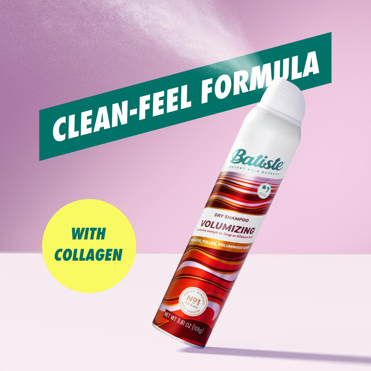 Batiste hand spritz demonstration showing easy use and instant refresh