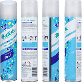 Person using Batiste in a gym bag setting for travel-ready fresh hair benefit
