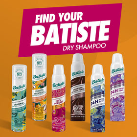 Batiste ingredients label close-up showing product details and usage guidance