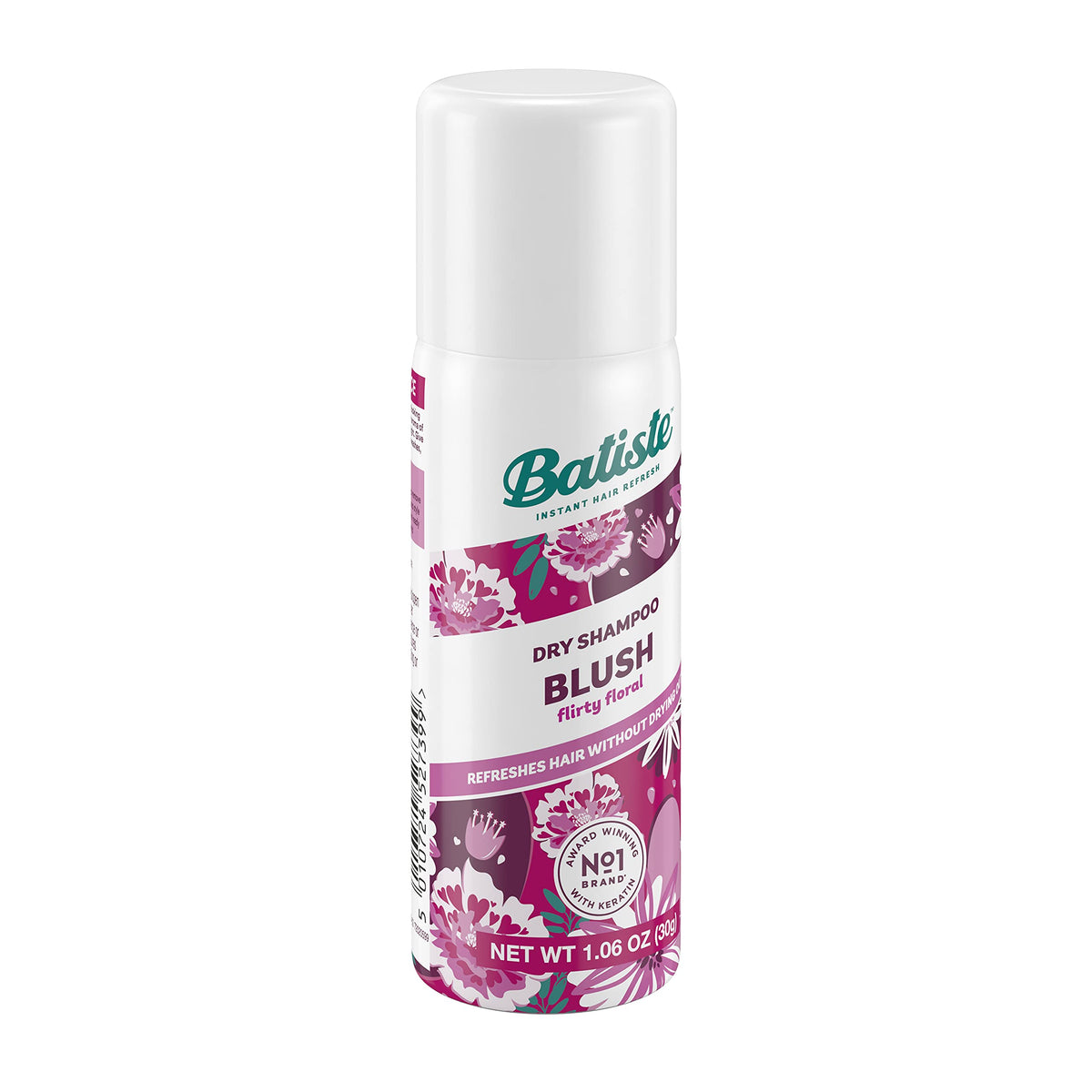 Batiste can on bathroom counter indicating easy refresh and fresh scent