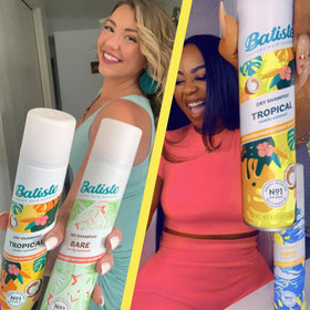 Batiste can in a beach bag suggesting on-the-go refresh and scent