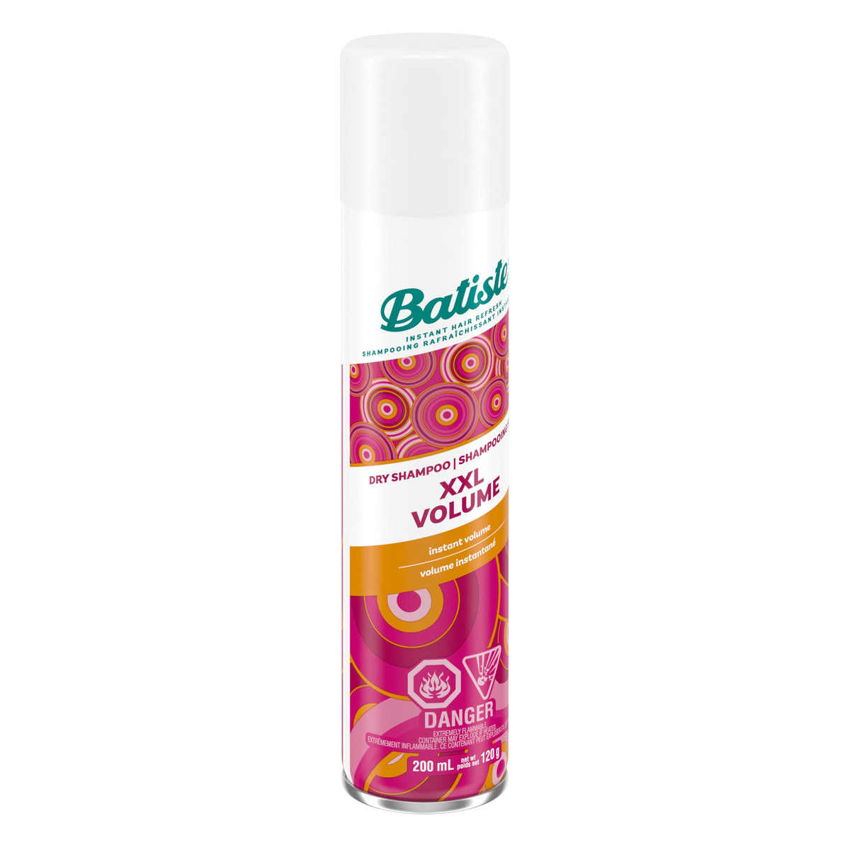 Batiste used in a styled updo scene showing salon-style volume and texture