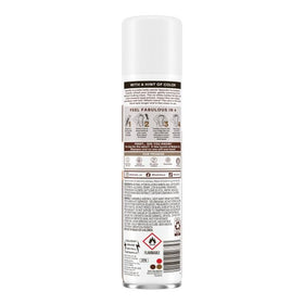 Batiste being sprayed at roots on model, demonstrates instant oil absorption
