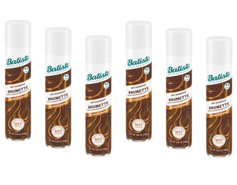 Batiste front packaging showing medium brunette can and branding, quick oil control