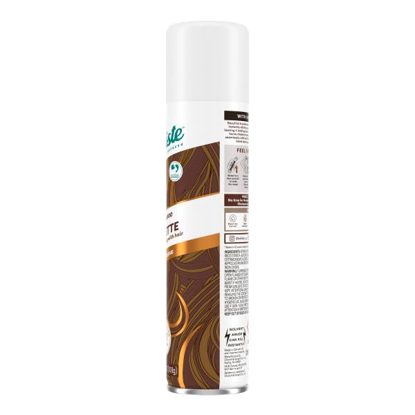 Batiste can held in hand for scale, highlights travel-friendly 199ml size