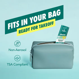 Batiste on bathroom counter with toiletries highlighting everyday convenience and styling aid