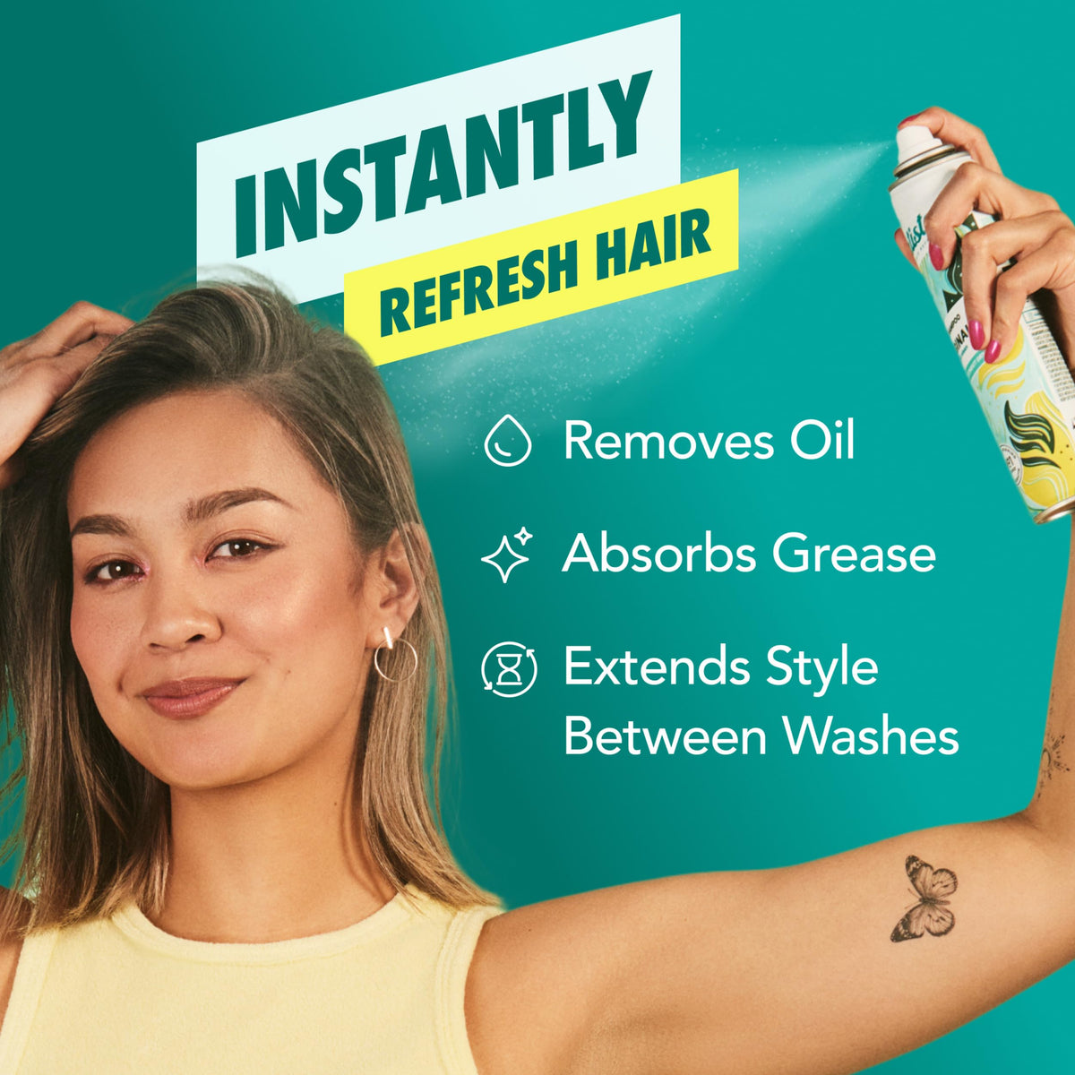 Batiste spray nozzle close-up illustrating precise application and control