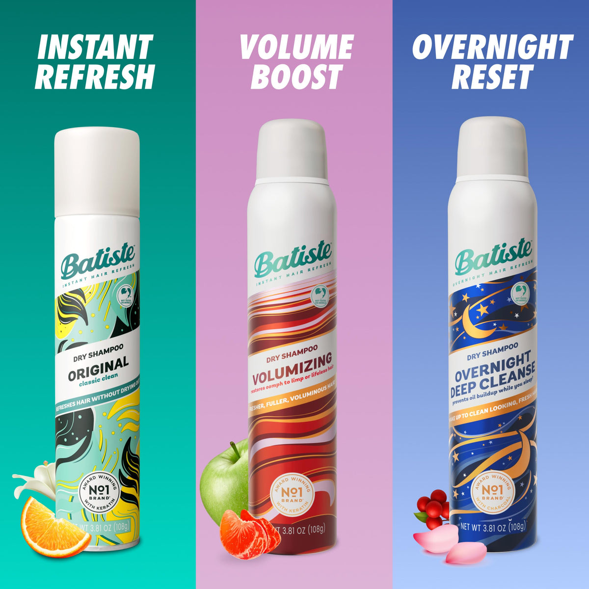 Batiste Overnight Deep Cleanse can close-up emphasizing stronger oil control
