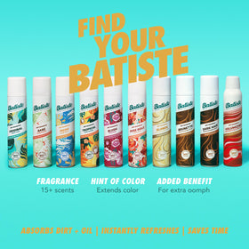 Batiste root application demo showing targeted oil absorption and lift