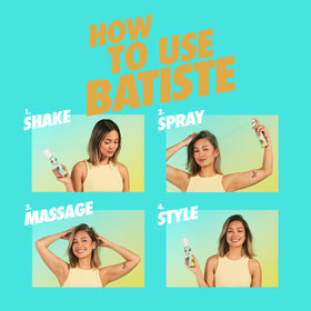 Batiste 5.71 oz size in hand to show scale and convenient portability