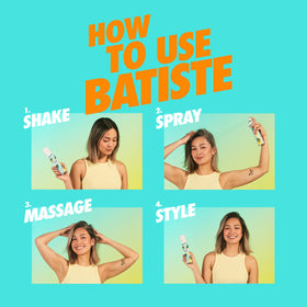Batiste can next to hand to show compact travel-friendly size