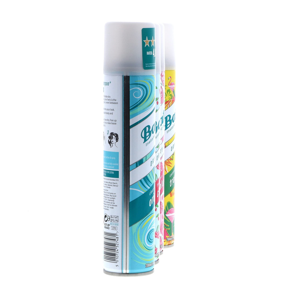 Batiste can next to hand for scale showing compact travel-friendly size