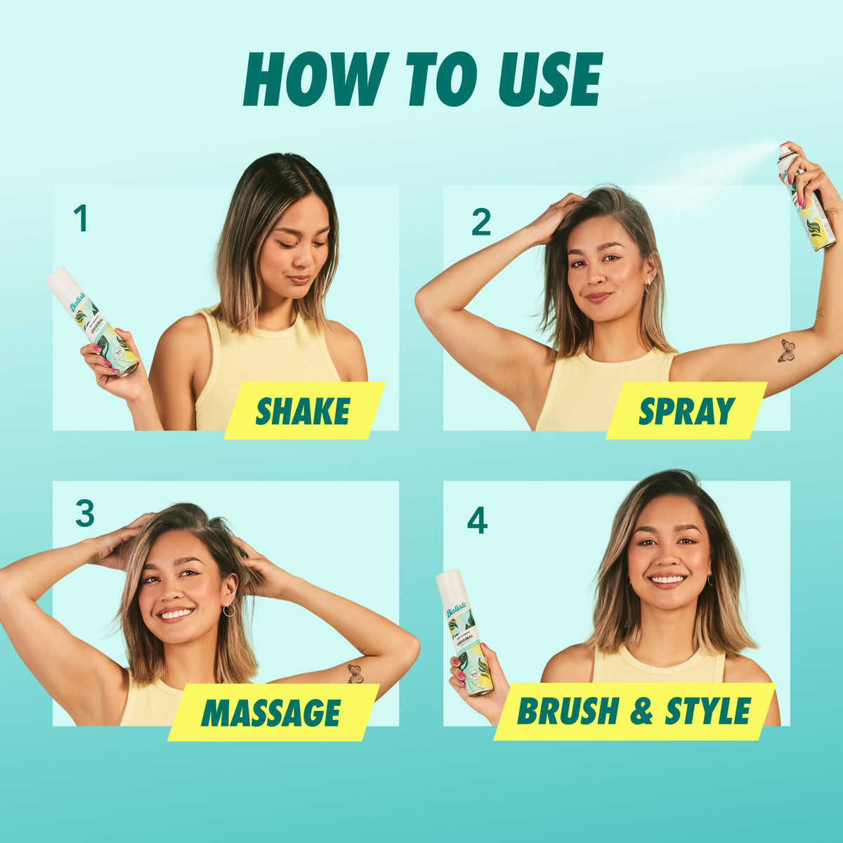 Batiste can next to hand for size comparison and travel-friendly benefit
