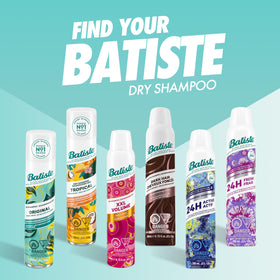 Resulting hair texture after Batiste spray adding volume and grip