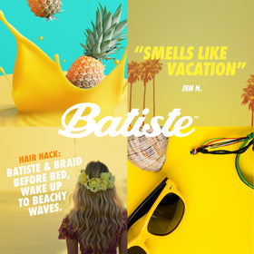 Batiste hair texture after use showing added volume and natural body