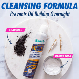 Batiste spray texture mid-air showing fine mist for even oil absorption